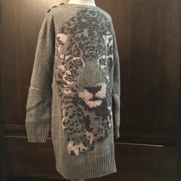 Stella McCartney for GapKids Cashmere Tiger Sweater Dress - Picture 1 of 3